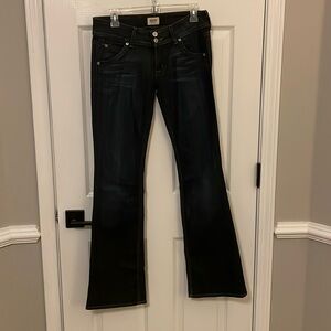 Hudson Bootcut Jeans, Dark Wash, Size 27